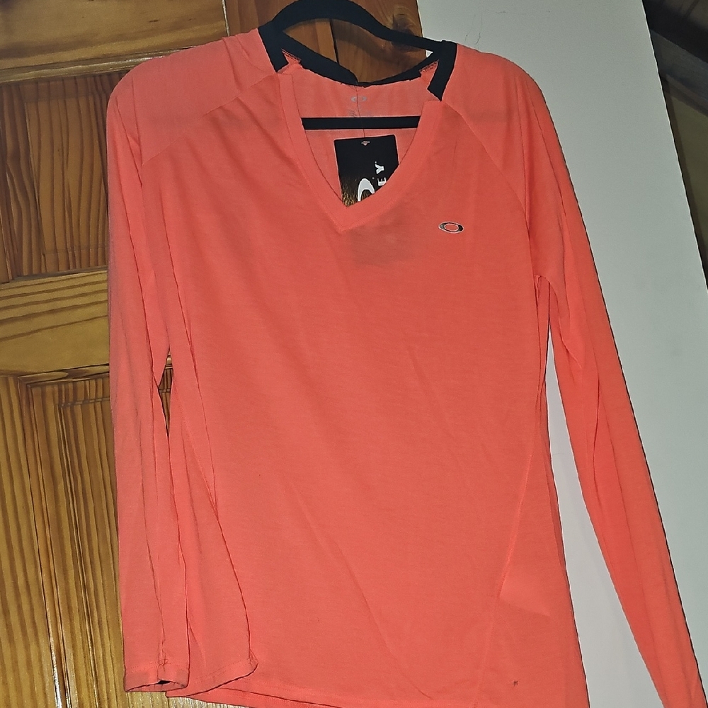 Oakley Vibrant Coral Long Sleeve Tee